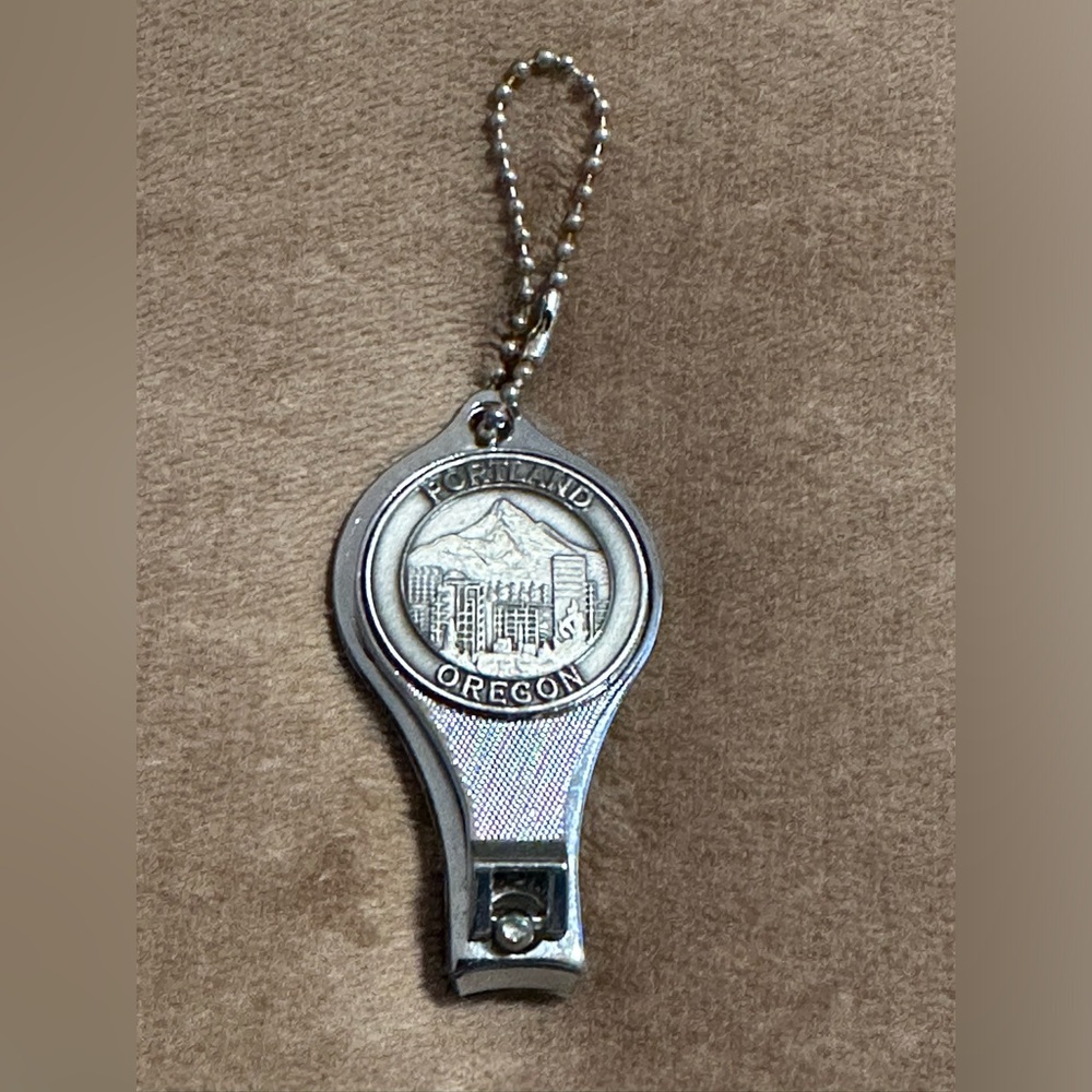 Portland Oregon Vintage, Nail Clipper, Bottle Opener, Nail Trimmer Cutter.